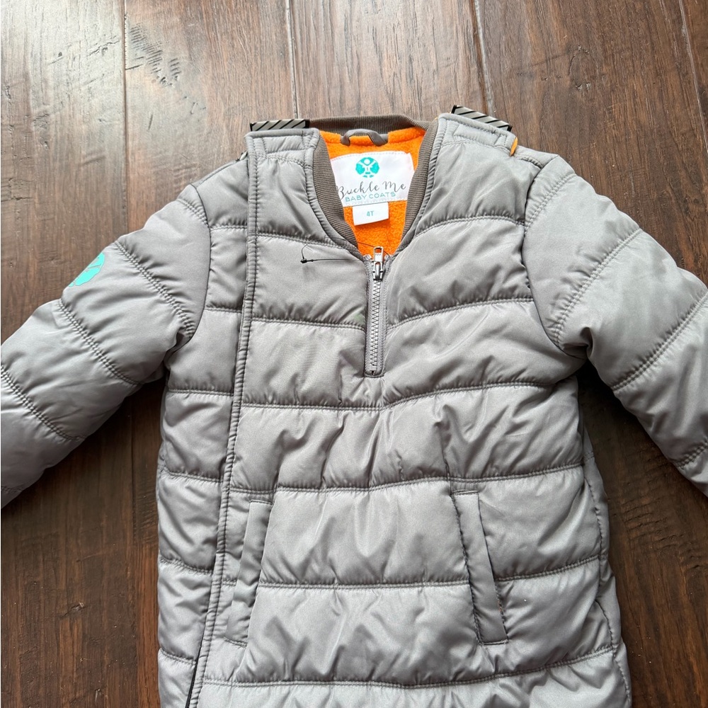 Buckle Me babycoat 4T Gray Puffer Jacket